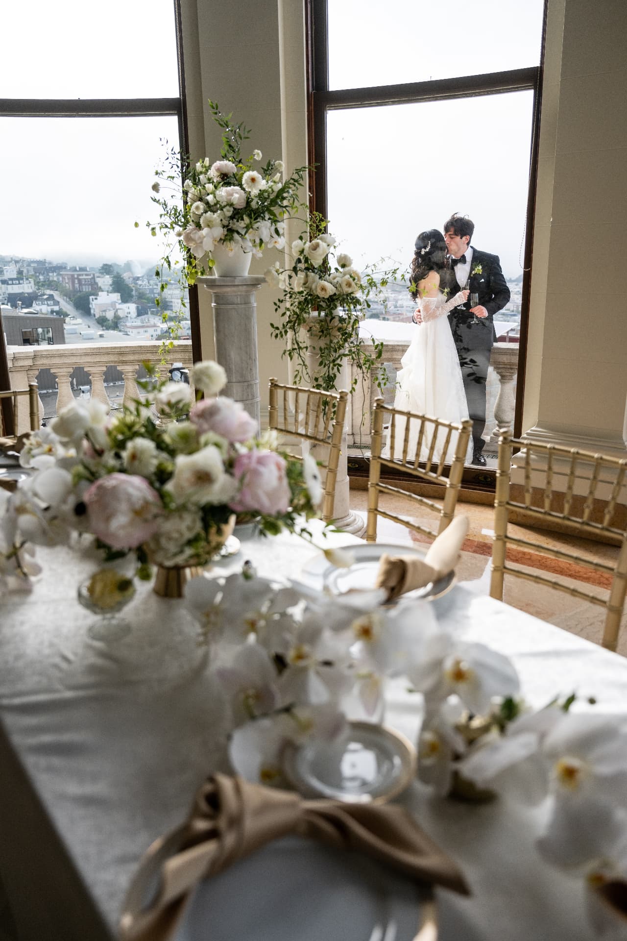 Anne & Amir — Flood Mansion, San Francisco